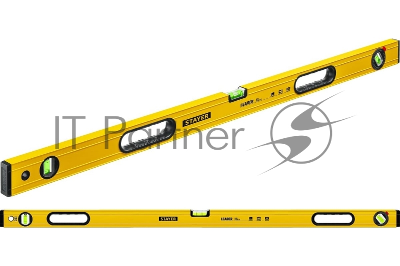 Уровень строительный фрезерованный STAYER LEADER 1200 мм
