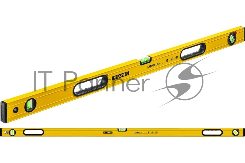 Уровень строительный фрезерованный STAYER LEADER 1500 мм