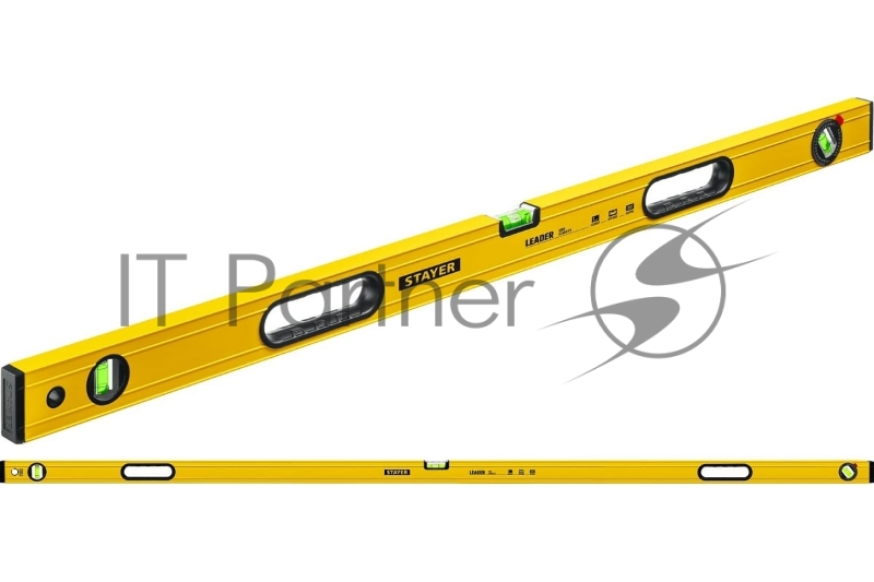 Уровень строительный фрезерованный STAYER LEADER 2000 мм