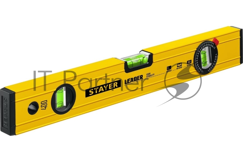 Уровень строительный фрезерованный STAYER LEADER 400 мм