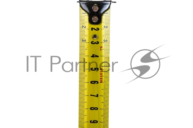 Рулетка с автостопом в ударостойком обрезиненном корпусе STAYER LEADER 5м / 25мм