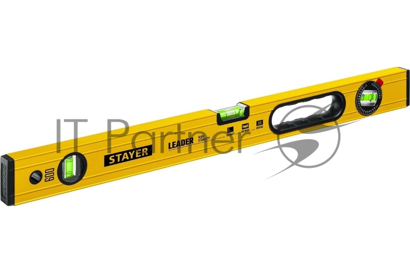 Уровень строительный фрезерованный STAYER LEADER 600 мм