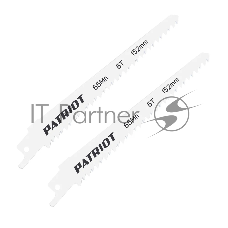 Полотно пильное PATRIOT для сабельной пилы, по дереву 152*19*1.27мм*6T 2 шт.