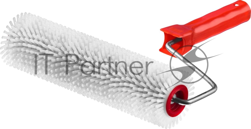 Валик игольчатый ЗУБР Мастер для наливных полов в сборе, пластмассовые иглы 13мм, 72х240мм