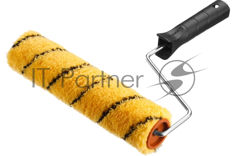 Валик малярный ДУАЛОН 40, 240 мм, d=40 мм, ворс 12 мм, ручка d=6 мм, ЗУБР