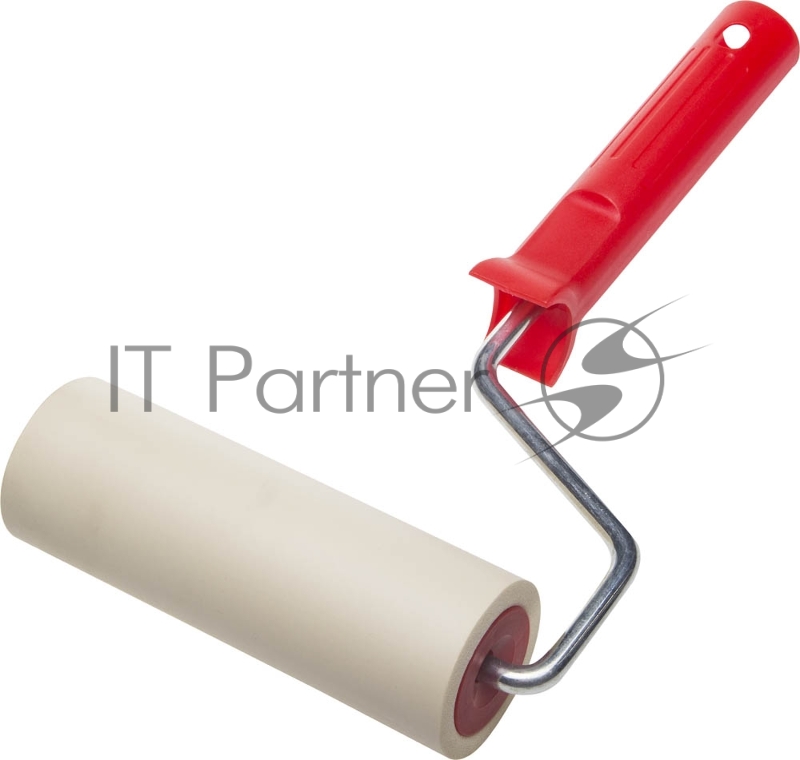 Валик прижимной ЗУБР ЭКСПЕРТ в сборе, резиновый, бюгель 8мм, 48x140мм