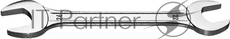 Рожковый гаечный ключ 22 x 24 мм, СИБИН