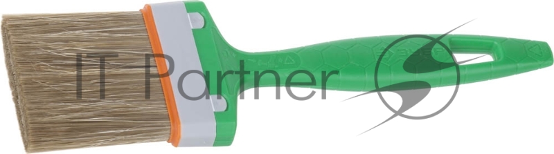 Кисть плоская ЗУБР ЛАЗУРЬ-СТАНДАРТ, смешанная щетина, пластмассовая ручка, 1,5/38мм
