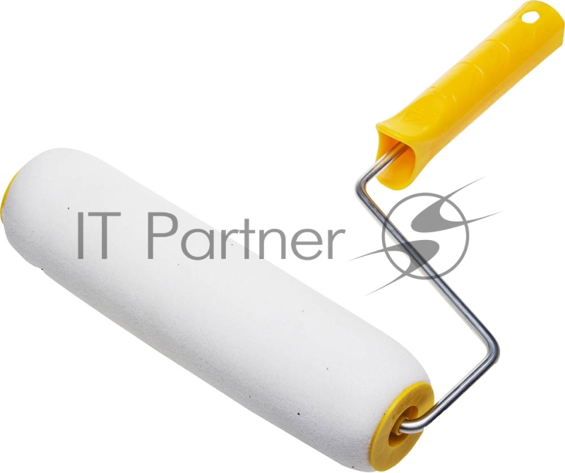 Валик СТРУКТУРНЫЙ ПОРОЛОН В ГОРОШЕК малярный в сборе, бюгель 6мм, 80x240мм, STAYER Profi