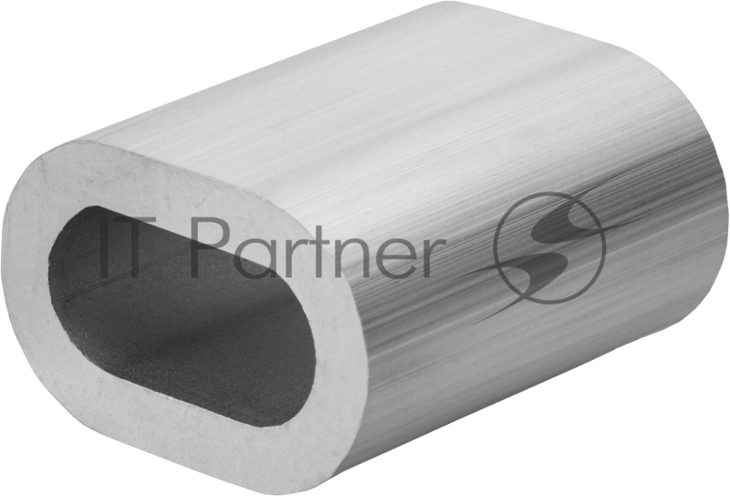 Зажим троса DIN 3093 алюминиевый, 5мм, 2 шт, ЗУБР