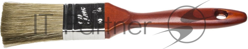 Кисть плоская STAYER LASUR - LUX, деревянная ручка, смешанная щетина, 38мм