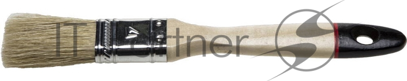 Кисть плоская STAYER UNIVERSAL-EURO, светлая натуральная щетина, деревянная ручка, 25мм