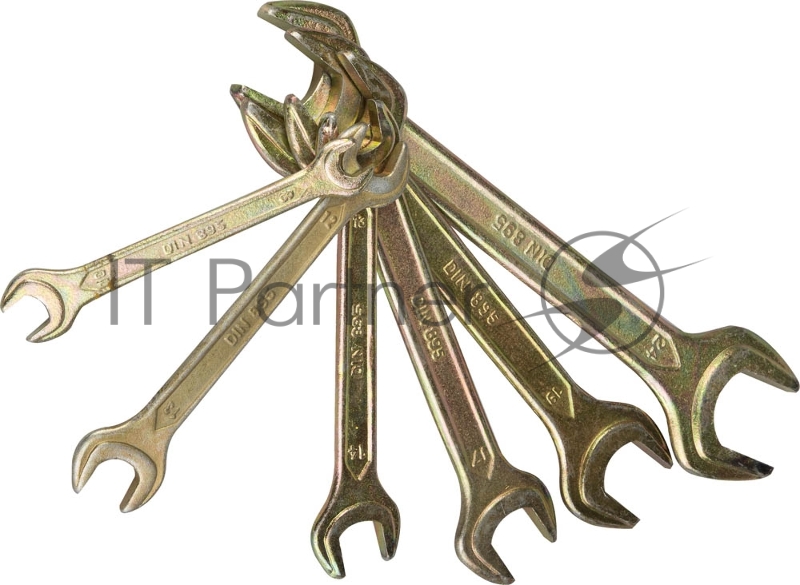 Набор рожковых гаечных ключей 6 шт, 8 - 24 мм, STAYER