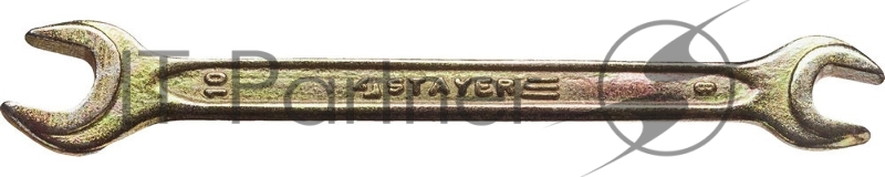 Рожковый гаечный ключ 8 x 10 мм, STAYER