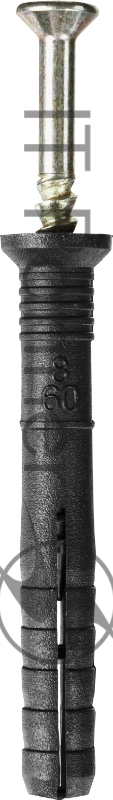 Дюбель-гвоздь полипропиленовый, потайный бортик, 8 x 60 мм, 1000 шт, STAYER