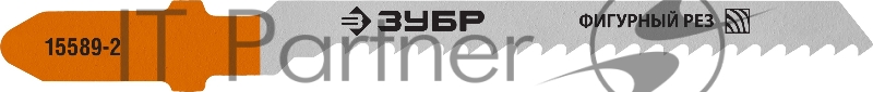 Полотна ЗУБР Профессионал, T119BO, для эл/лобзика, HCS, по дереву, фигурный рез, T-хвост., шаг 2мм, 50мм, 2шт