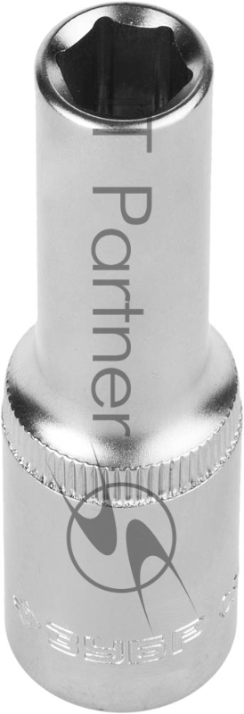 Головка торцовая ЗУБР Мастер (1/2), удлиненная, Cr-V, FLANK, хроматированное покрытие, 10мм