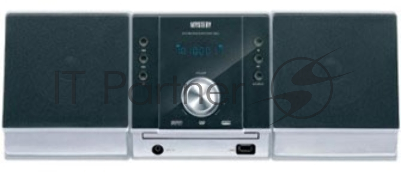 Микросистема Mystery MMK-702U серебристый/черный 50Вт/CD/CDRW/DVD/DVDRW/FM/USB