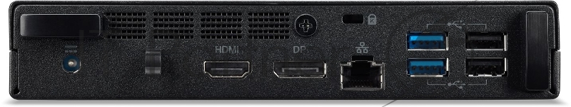 Неттоп Acer Veriton EN2580 PG 7505 (3.5) 4Gb SSD128Gb UHDG 630 DVDRW Eshell GbitEth 300W клавиатура мышь черный