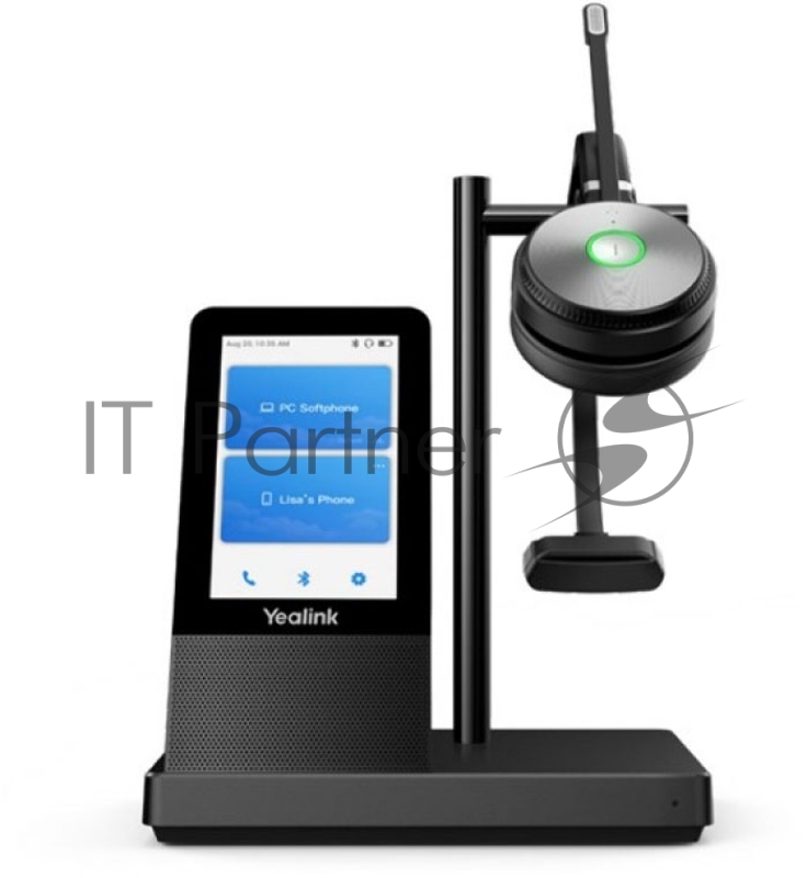 Гарнитура беспроводная Yealink WH66 Mono UC черный