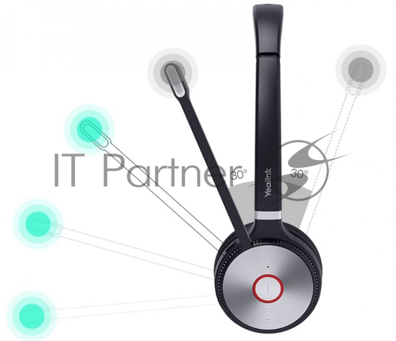 Гарнитура беспроводная Yealink WH66 Mono UC черный