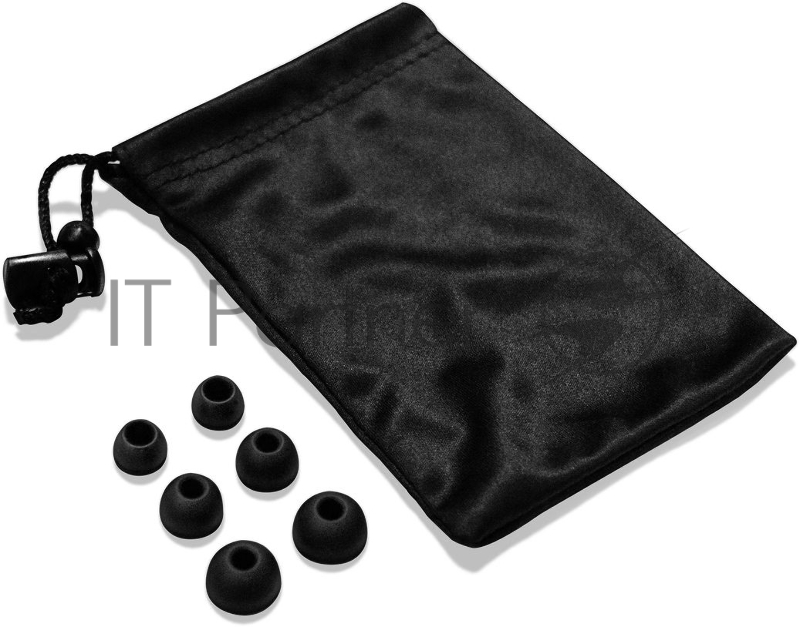 Наушники с микрофоном Steelseries Tusq черный 1.2м вкладыши крепление за ухом (61650)