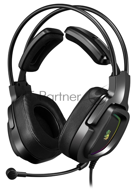 Наушники с микрофоном A4Tech Bloody G575P черный 2м мониторные оголовье (G575P)