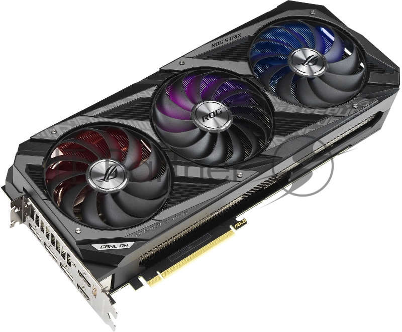 Видеокарта Asus PCI-E 4.0 ROG-STRIX-RTX3080TI-O12G-GAMING LHR NVIDIA GeForce RTX 3080TI 12288Mb 384 GDDR6X 1440/19000/HDMIx2/DPx3/HDCP Ret