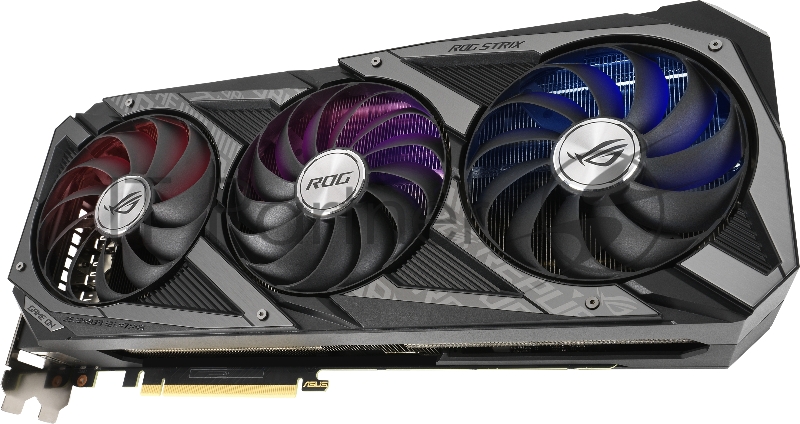 Видеокарта Asus PCI-E 4.0 ROG-STRIX-RTX3080TI-O12G-GAMING LHR NVIDIA GeForce RTX 3080TI 12288Mb 384 GDDR6X 1440/19000/HDMIx2/DPx3/HDCP Ret