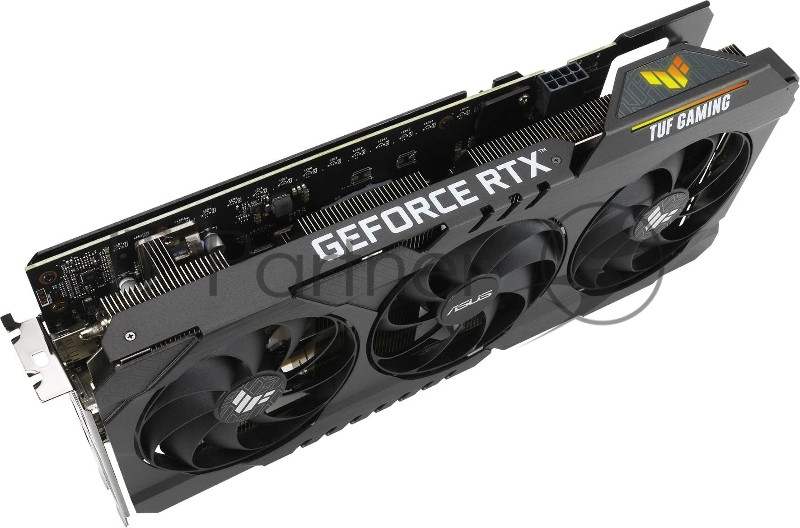 Видеокарта Asus TUF-RTX3060TI-O8G-V2-GAMING LHR PCI-E 4.0 NVIDIA GeForce RTX 3060Ti 8192Mb 256 GDDR6 1755/14000/HDMIx2/DPx3/HDCP Ret