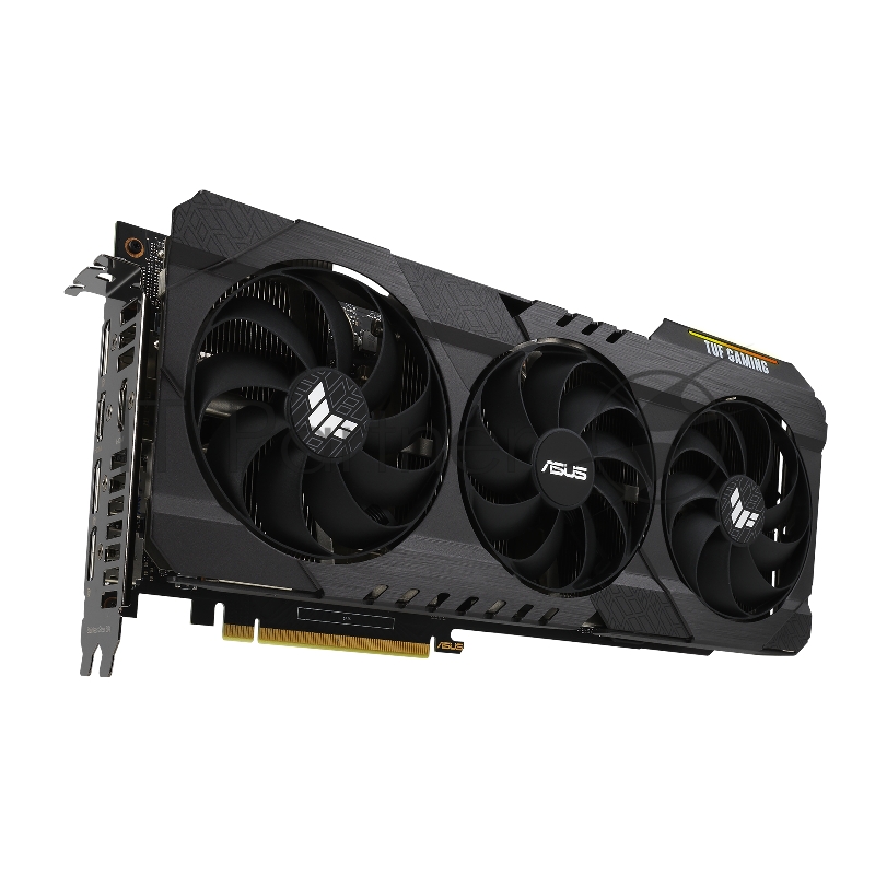 Видеокарта Asus TUF-RTX3060TI-O8G-V2-GAMING LHR PCI-E 4.0 NVIDIA GeForce RTX 3060Ti 8192Mb 256 GDDR6 1755/14000/HDMIx2/DPx3/HDCP Ret