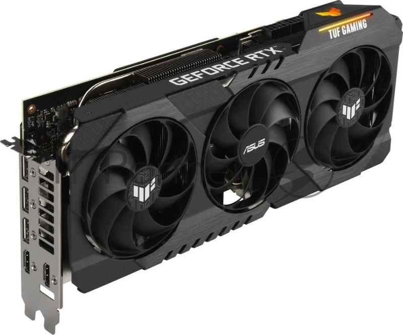Видеокарта Asus PCI-E nVidia GeForce RTX 3080 10GB OC LHR (GDDR6X/2xHDMI/3xDP/RTL) (TUF-RTX3080-O10G-V2-GAMING)
