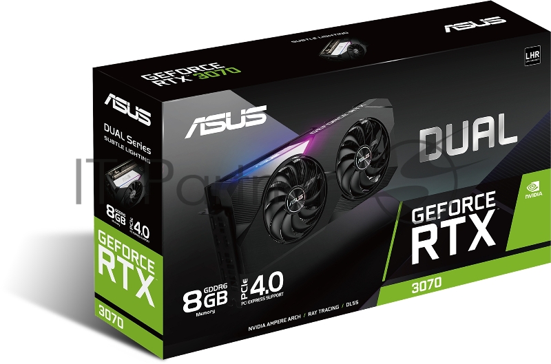 Видеокарта ASUS GeForce RTX 3070 DUAL 8GB LHR