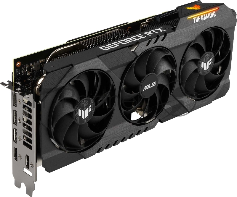 Видеокарта Asus PCI-E 4.0 TUF-RTX3080TI-12G-GAMING NVIDIA GeForce RTX 3080TI 12288Mb 384 GDDR6X 1665/19000 HDMIx2 DPx3 HDCP Ret