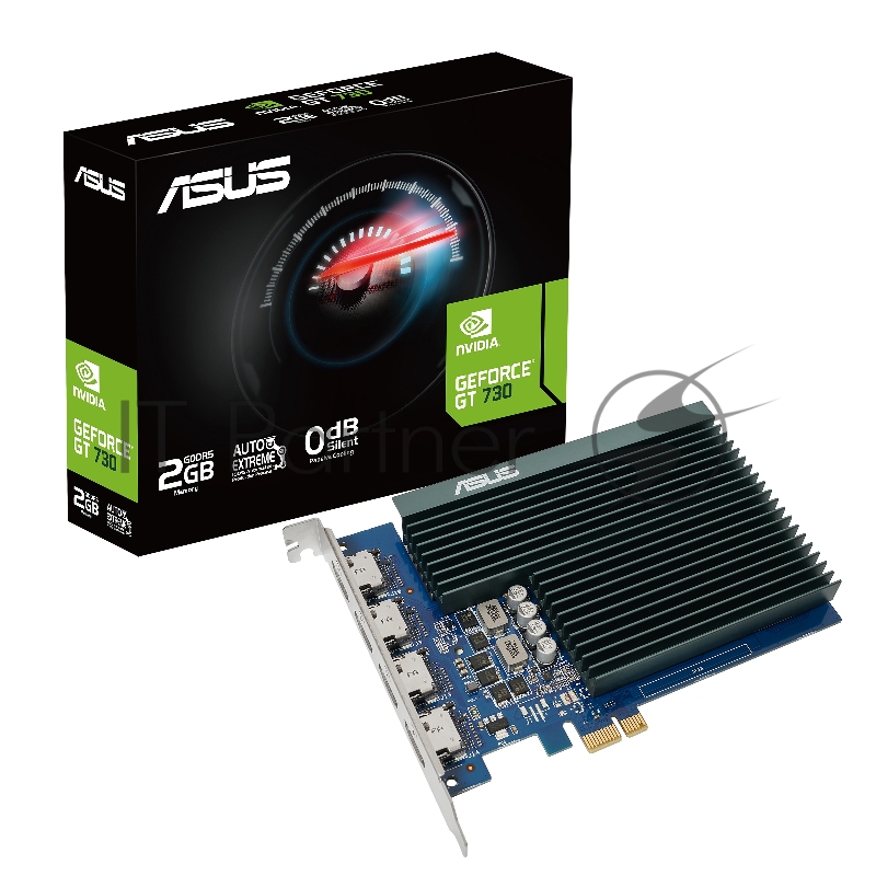 Видеокарта Asus PCI-E GT730-4H-SL-2GD5 NVIDIA GeForce GT 730 2Gb GDDR5 902/5010 HDMIx4 HDCP Ret
