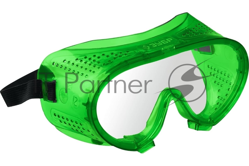 Защитные прозрачные очки ЗУБР МАСТЕР 3 закрытого типа с прямой вентиляцией