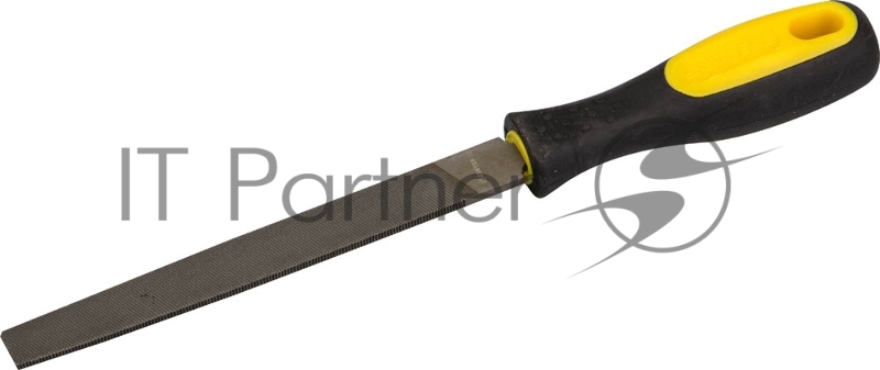 Плоский напильник, двухкомпонентная рукоятка, 200мм STAYER PROFI