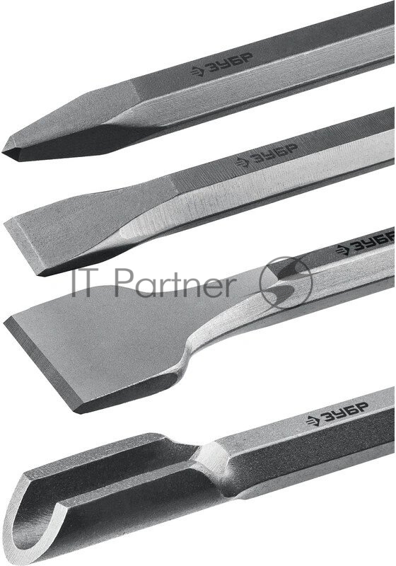 БУРАН ЗУБР ПРОФЕССИОНАЛ SDS-Plus Набор зубил 250 мм, 4 шт