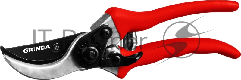 Секатор GRINDA G-11 с алюминиевыми рукоятками, плоскостной, 210 мм, 8-423001_z02