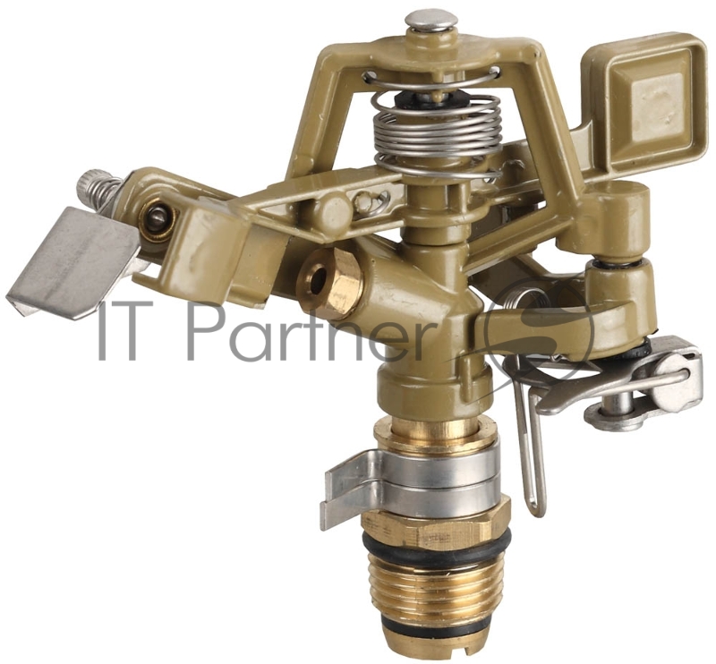 Головка распылителя, распылитель импульсный, латунный GRINDA 490 м2 полив