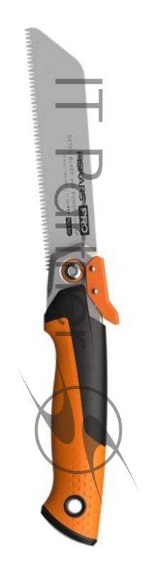 Пила садовая Fiskars Pro Power Tooth малый черный/оранжевый (1062932)