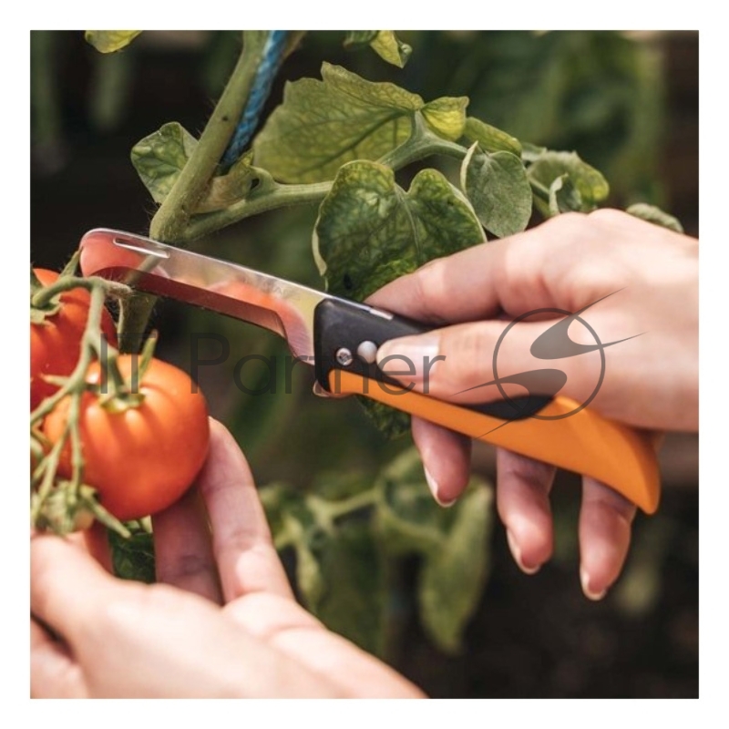 Нож садовый Fiskars K80 черный/оранжевый (1062819)