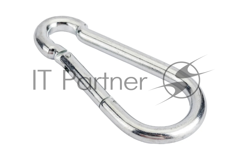 Карабин DIN 5299С, 12мм, 1 шт, оцинкованный, ЗУБР