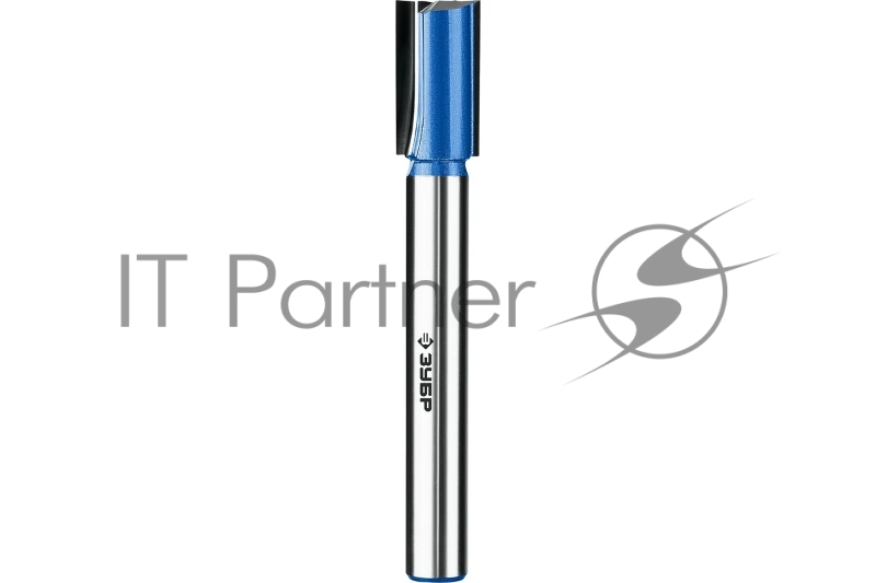 Фреза пазовая прямая с нижними подрезателями, серия Профессионал ЗУБР 16x30мм, хвостовик 12мм,