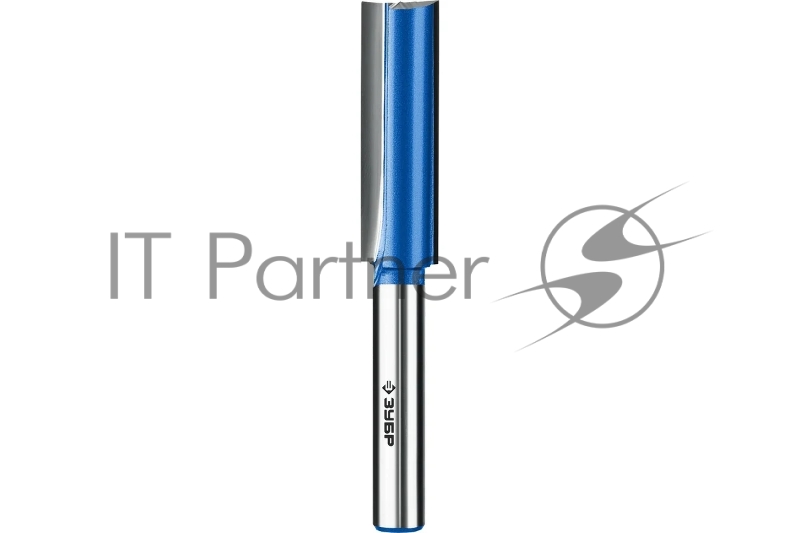 Фреза пазовая прямая с нижними подрезателями, серия Профессионал ЗУБР 18x60мм, хвостовик 12мм