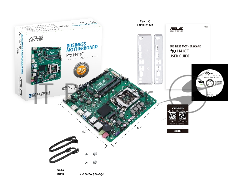 Материнская плата ASUS PRO H410T/CSM /LGA1200,H410,LVDS,M.2,MB