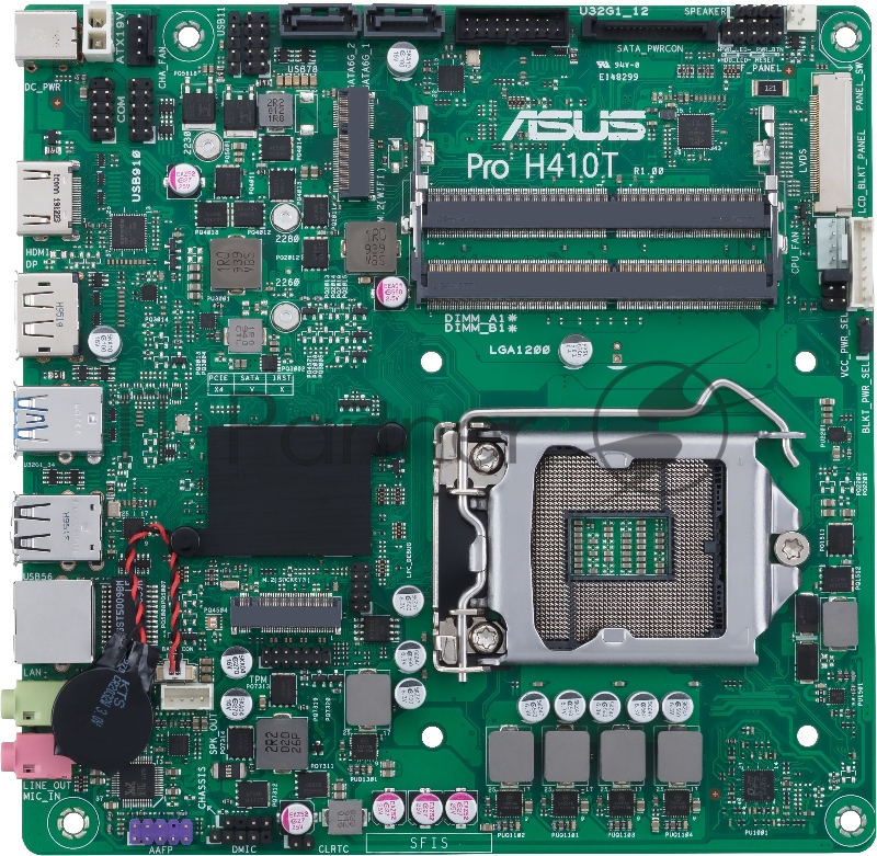 Материнская плата ASUS PRO H410T/CSM /LGA1200,H410,LVDS,M.2,MB