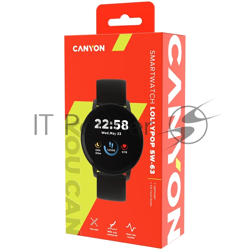 Смарт-часы Smart watch, 1.3inches IPS full touch screen, Round watch, IP68 waterproof, multi-sport mode, BT5.0, compatibility with iOS and android, black , Host: 25.2*42.5*10.7mm, Strap: 20*250mm, 45g