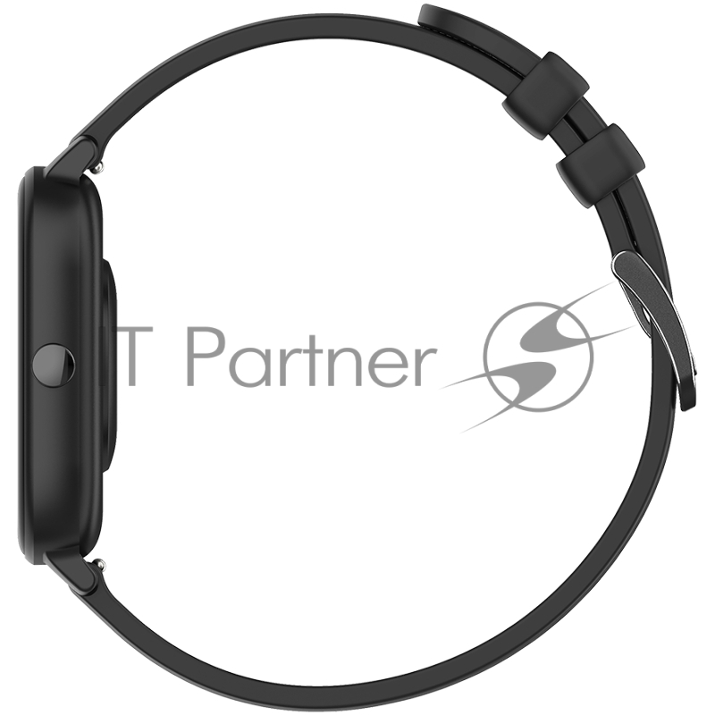 Смарт-часы Smart watch, 1.3inches TFT full touch screen, Zinic+plastic body, IP67 waterproof, multi-sport mode, compatibility with iOS and android, black body with black silicon belt, Host: 43*37*9mm, Strap: 230x20mm, 45g