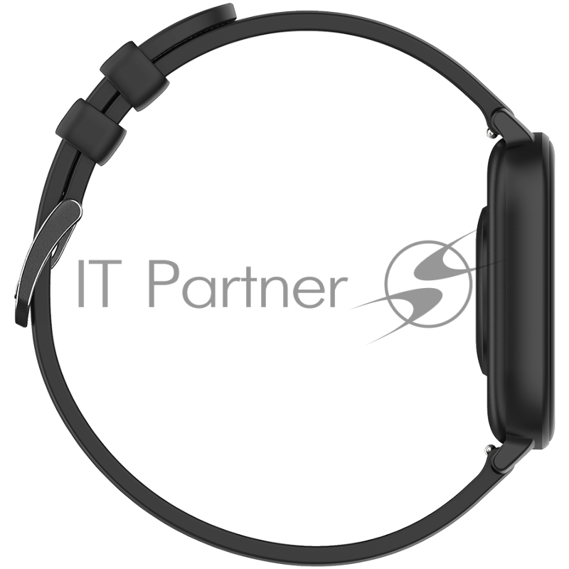 Смарт-часы Smart watch, 1.3inches TFT full touch screen, Zinic+plastic body, IP67 waterproof, multi-sport mode, compatibility with iOS and android, black body with black silicon belt, Host: 43*37*9mm, Strap: 230x20mm, 45g